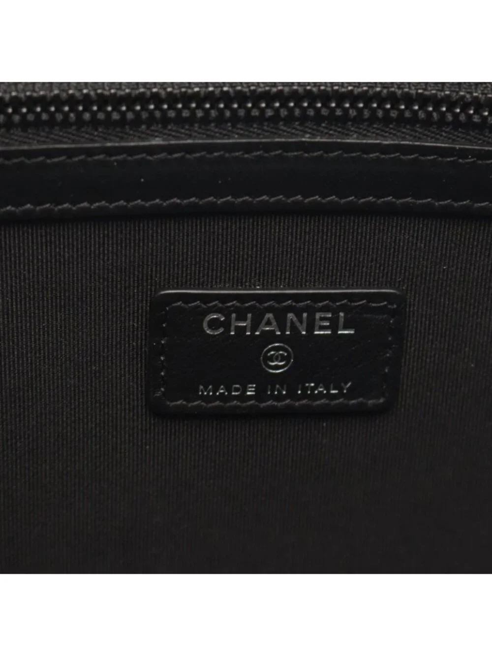 Chanel Clutch Quilted Black Leather